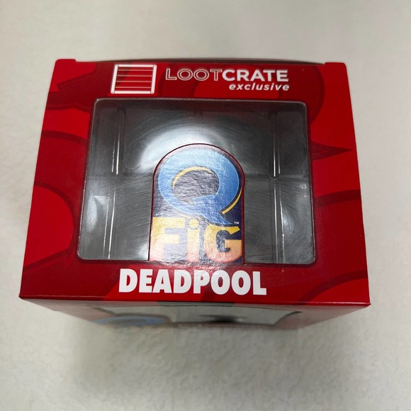 Qfig Lootcrate Marvel Deadpool figurine New in box - Picture 4 of 5